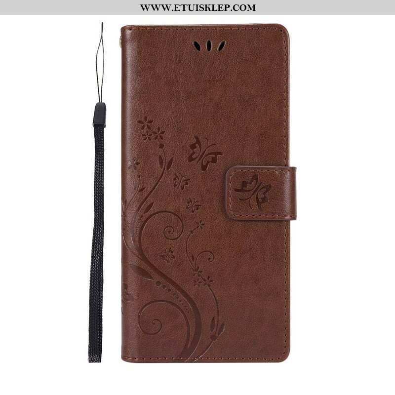 Etui Folio do Samsung Galaxy S21 5G Motyle Na Wietrze